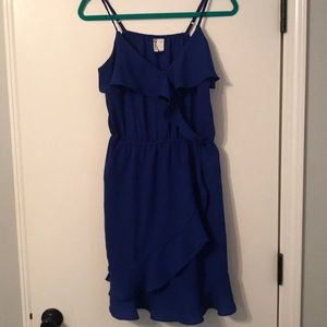Royal Blue flowy Spaghetti Strap dress